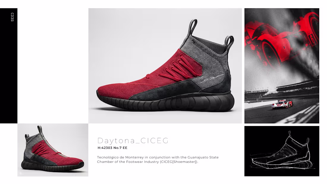 Cover image for Daytona_CICEG — Motorsport-Inspired Footwear Concept