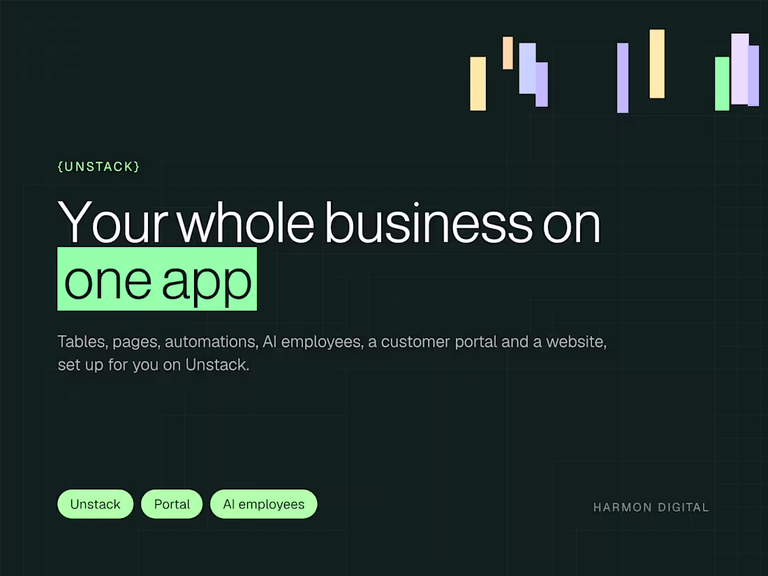 Cover image for Unstack Setup: Run Your Business on One App