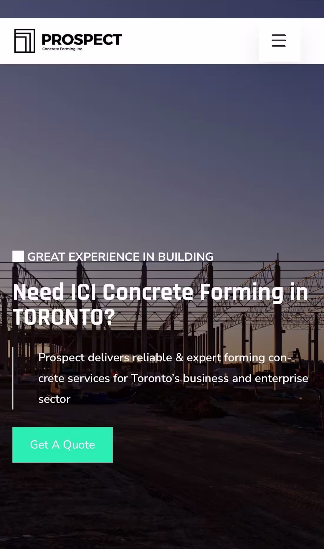 Cover image for https://prospectcf.ca/ I developed the website for Prospect ...