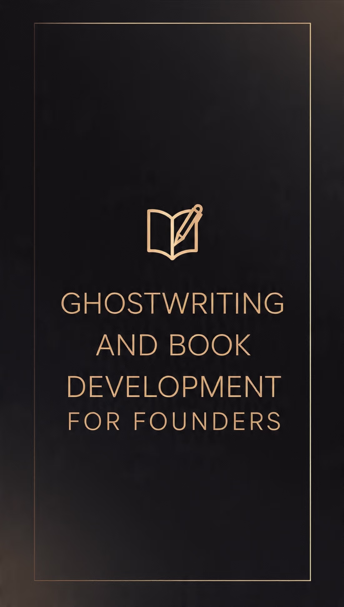 Cover image for I turn founder ideas into published books that build authority