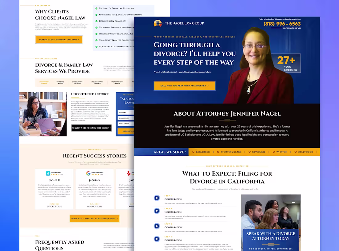 Cover image for Landing Page Design & Development