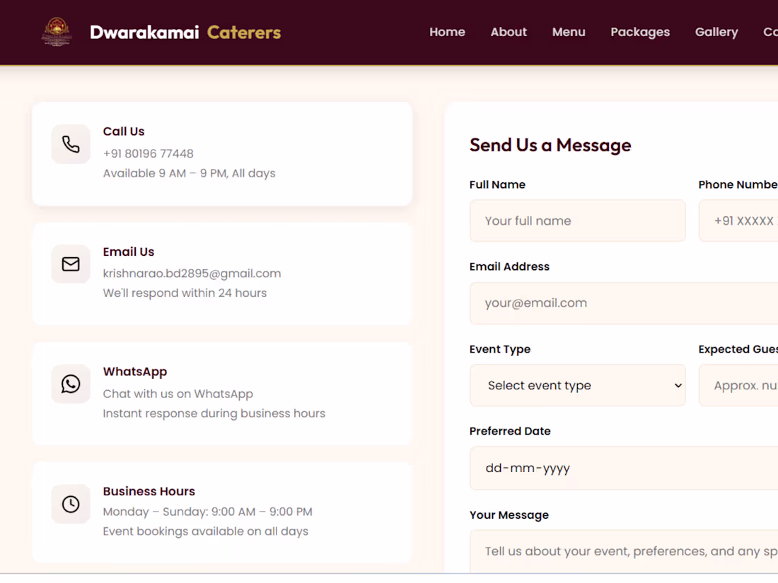 Cover image for contact page