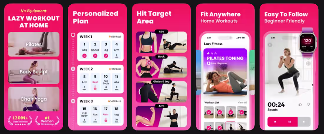 Cover image for Workout for Women: Home Fitness App