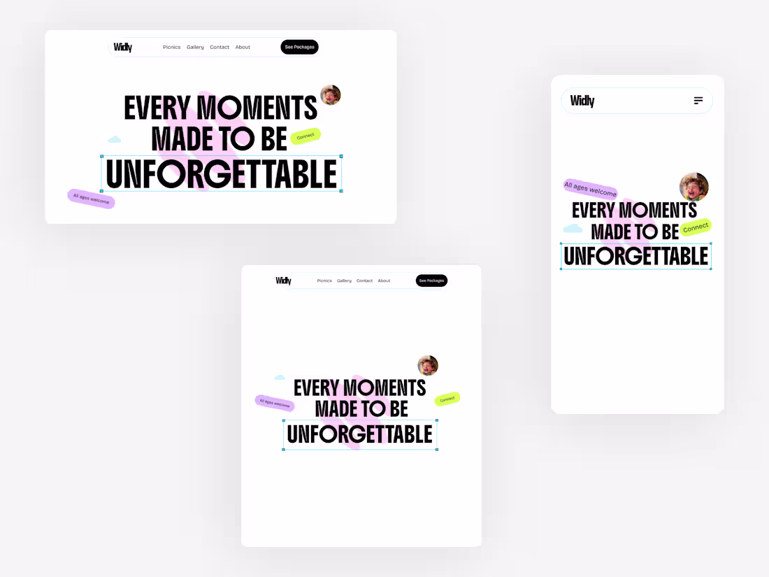 Cover image for Interactive Readymag Website / Landing Page for Modern Brands