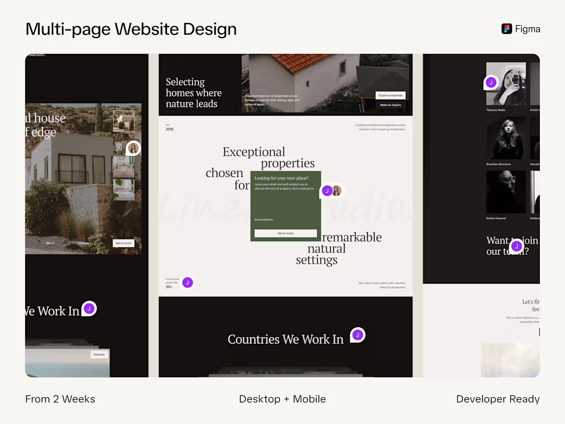 Cover image for Multi-page Website Design
