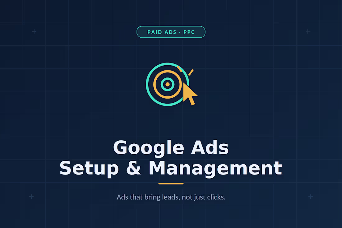 Cover image for Google Ads Setup & Management
