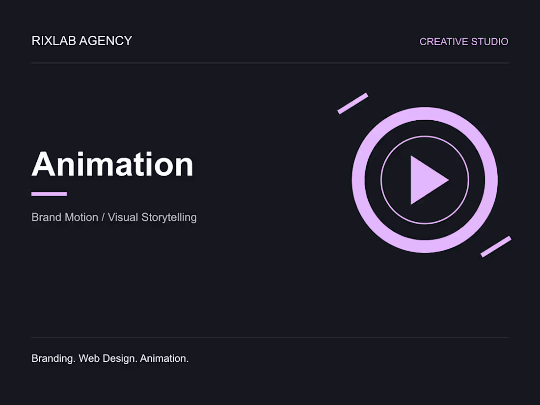 Cover image for Brand Animation & Motion Graphics