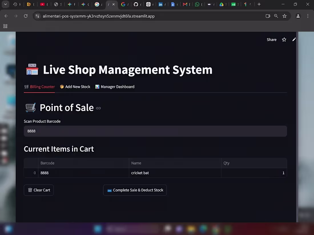 Cover image for AI Inventory & Sales Assistant Manager for Shops