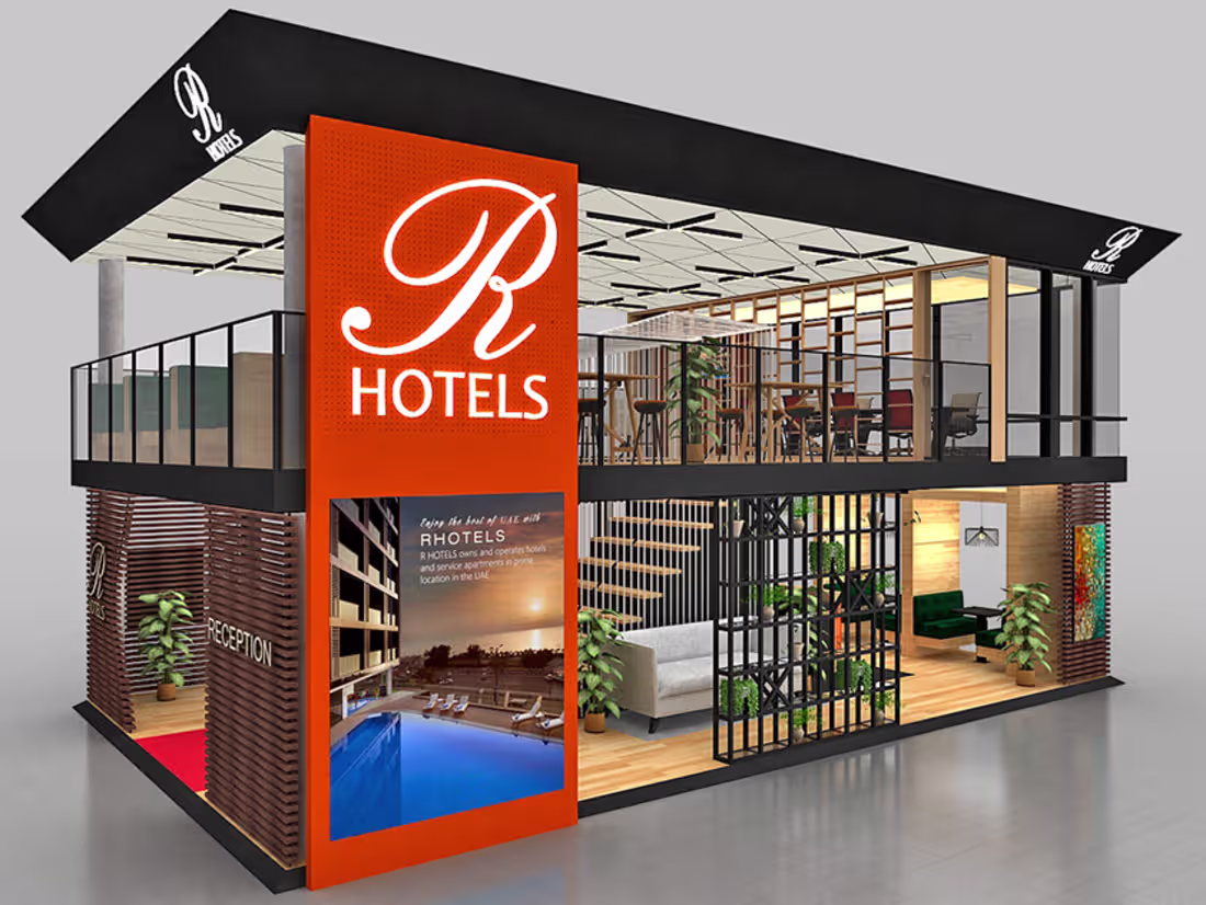 Cover image for R HOTELS Exhibtion Booth.