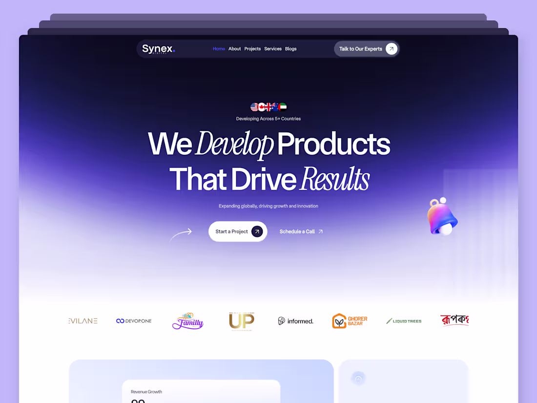 Cover image for Synex Digital Website Development - Webflow