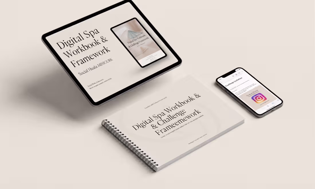 Cover image for Digital Spa Workbook & Challenge Framework