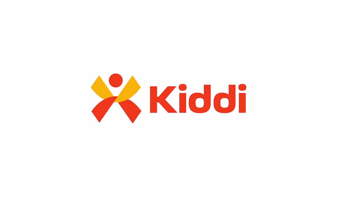 Cover image for Kiddi. Modern pictorial mark baby logo concept. Better view ...
