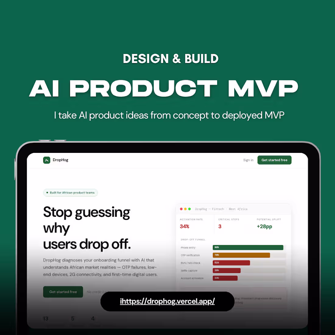 Cover image for AI Product MVP — Design & Build