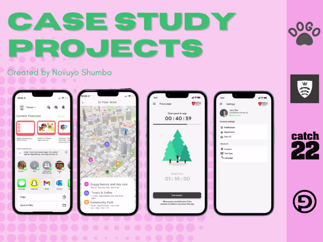 Cover image for UX-Design App Development