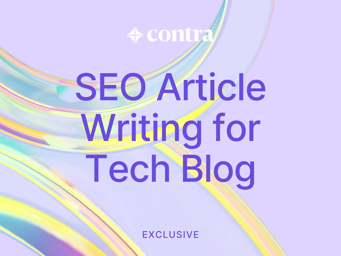 Cover image for SEO Article Writing for Tech Blog