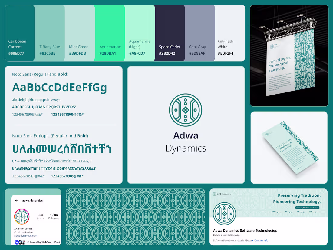 Cover image for Adwa Dynamics Visual Identity