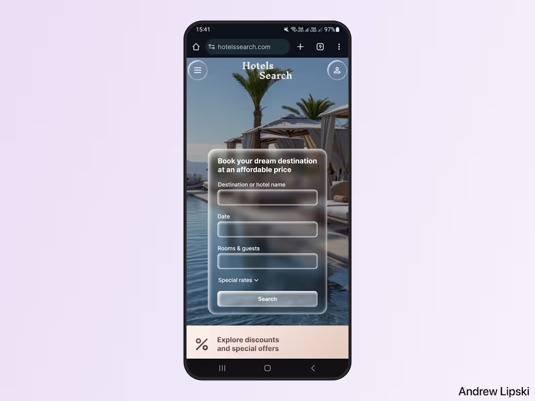 Cover image for Luxury Hotels search