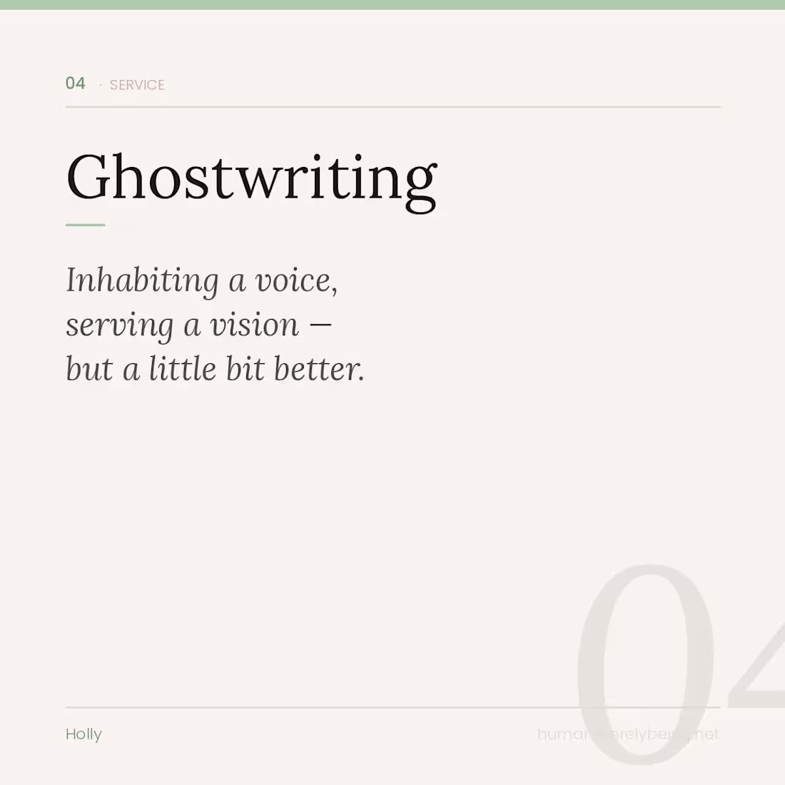 Cover image for Ghostwriting