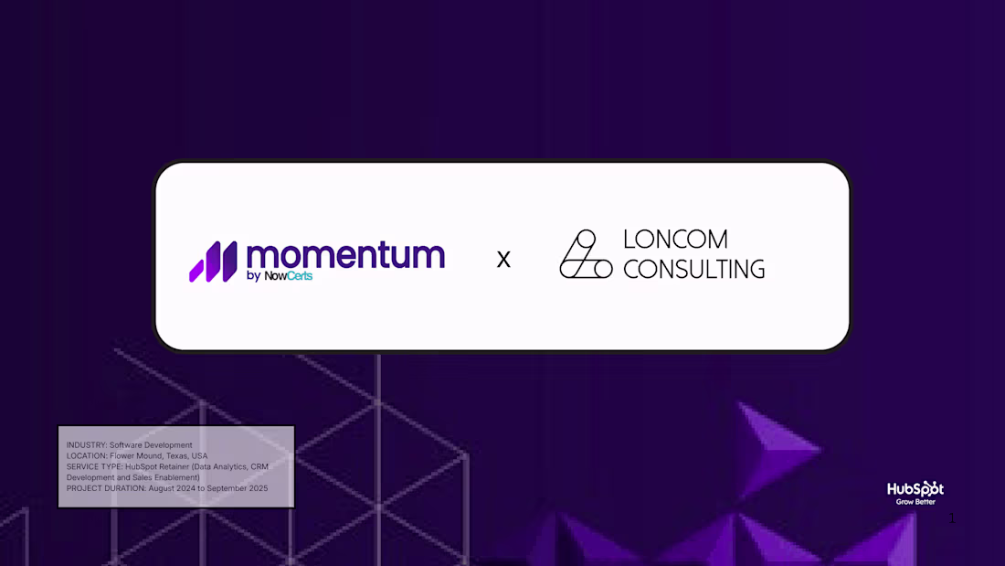 Cover image for HubSpot CRM Automation for Momentum AMP