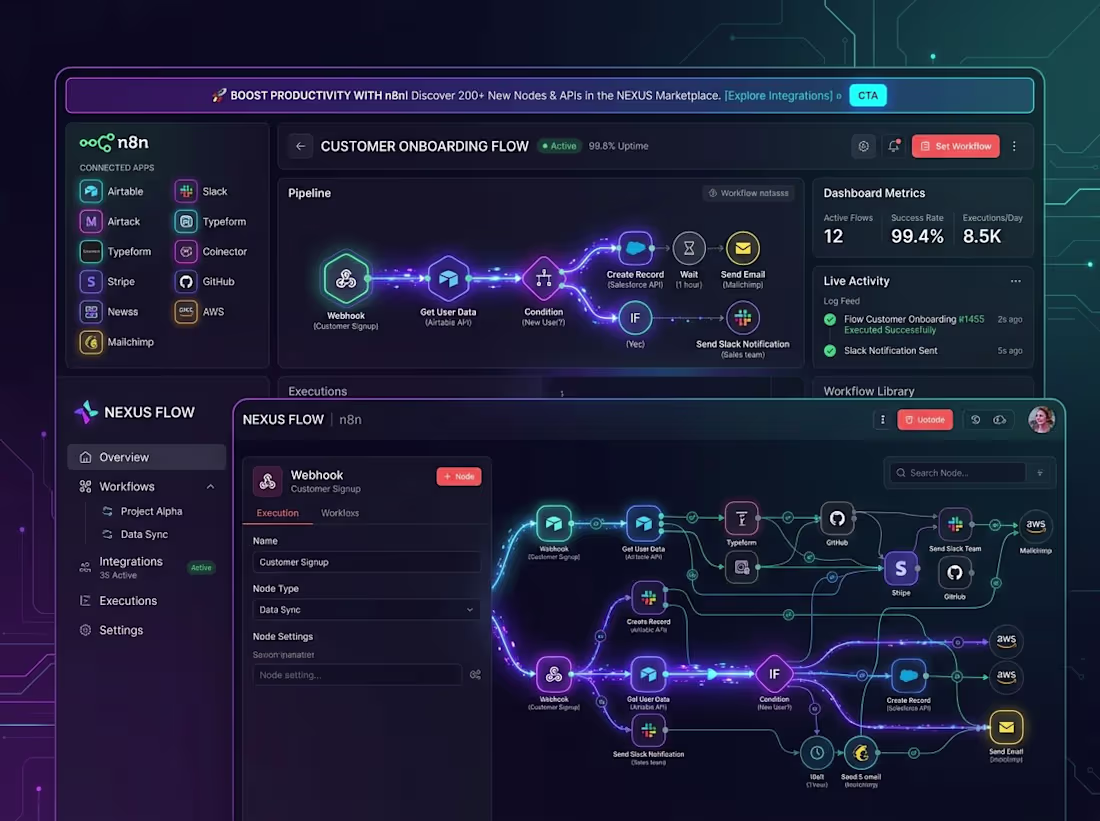 Cover image for Business Workflow Automation with n8n