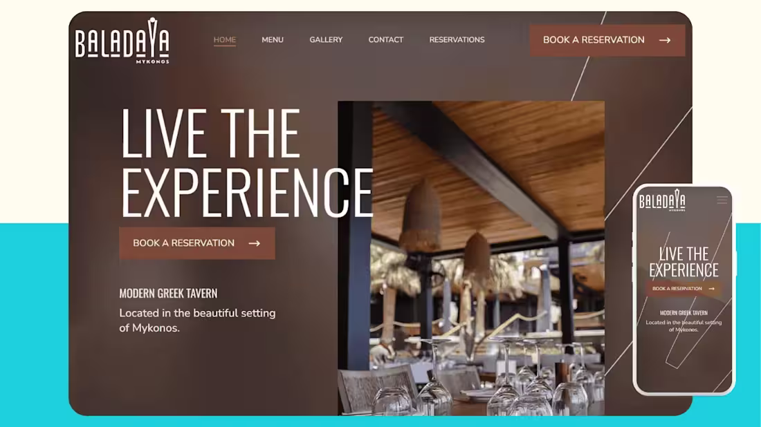 Cover image for Full website for a Mykonos