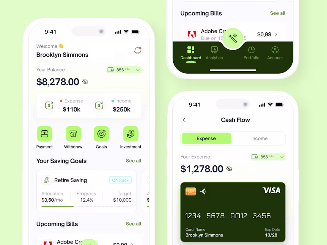 Cover image for Nexwealth – AI Personal Finance App & Landing Page Design