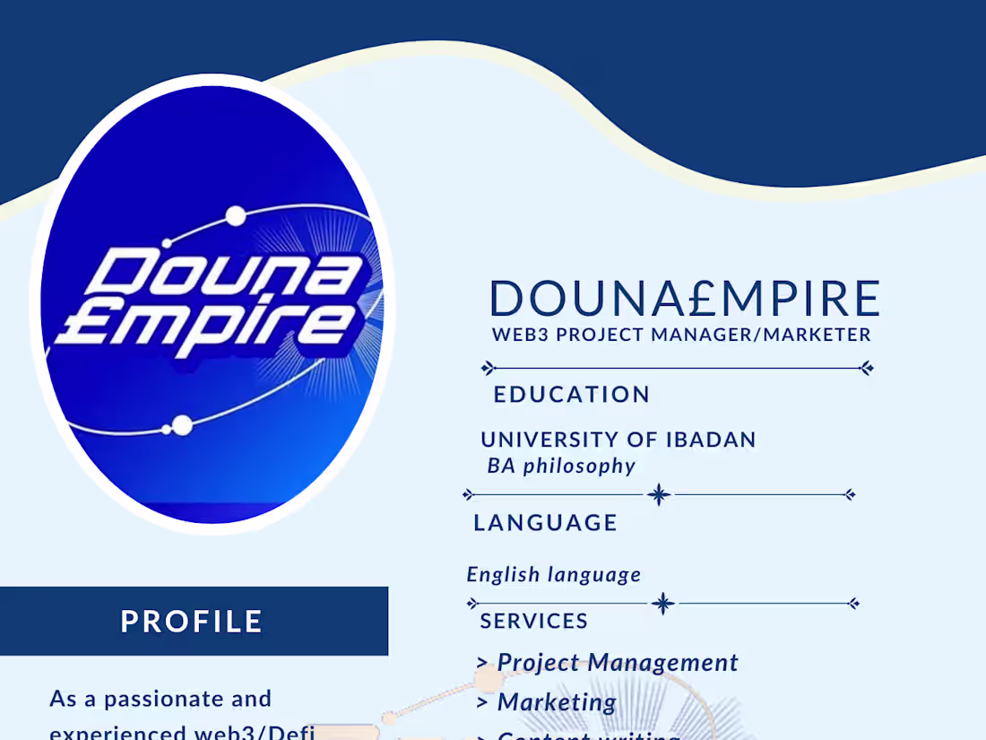 Cover image for Web3 pro: PM, marketing, community, content expert. Let’s soar! 