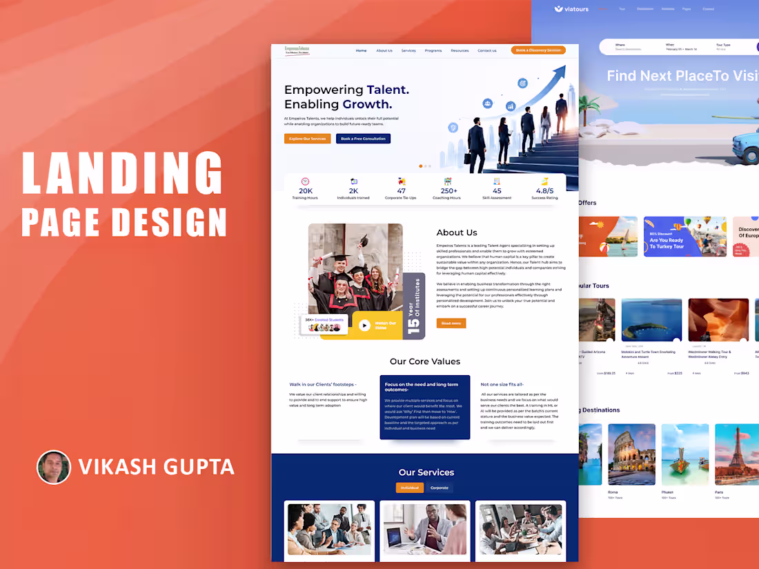 Cover image for Landing Page Design