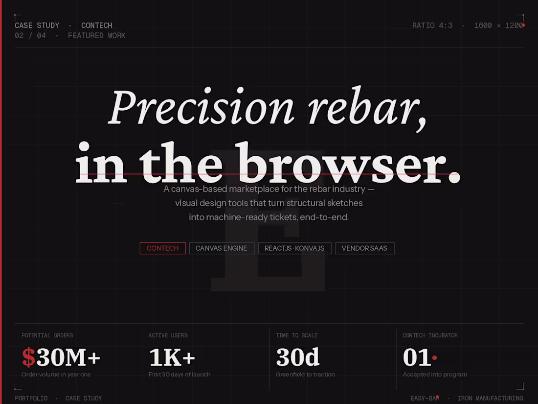 Cover image for Development of EasyBar: A Modern Marketplace for Rebar Ordering