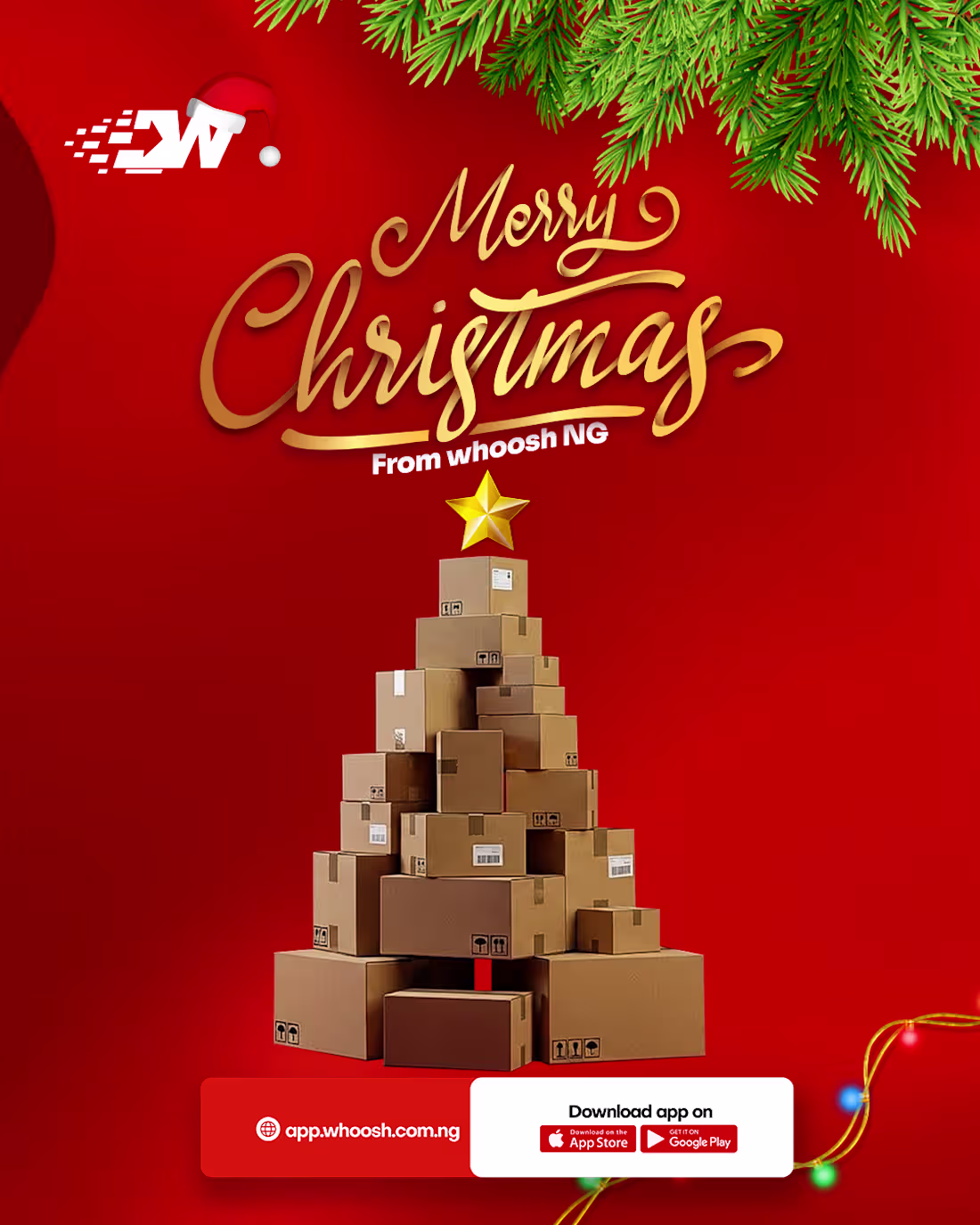 Cover image for Merry Christmas design for a company.💯