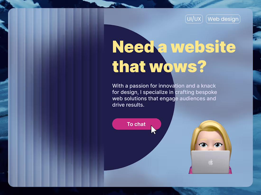 Cover image for Creating websites visuals and UX research