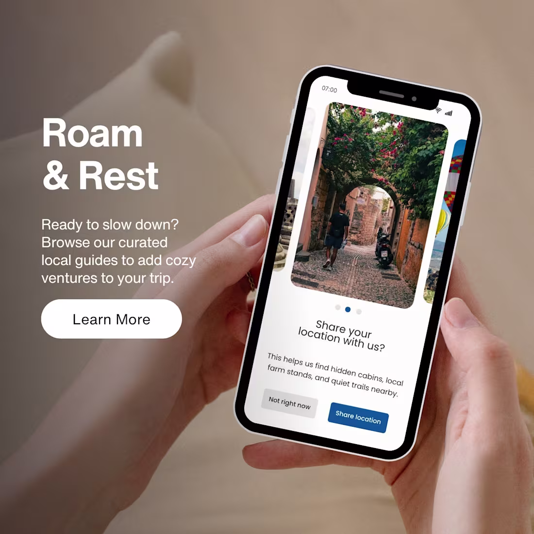 Cover image for Roam & Rest work in