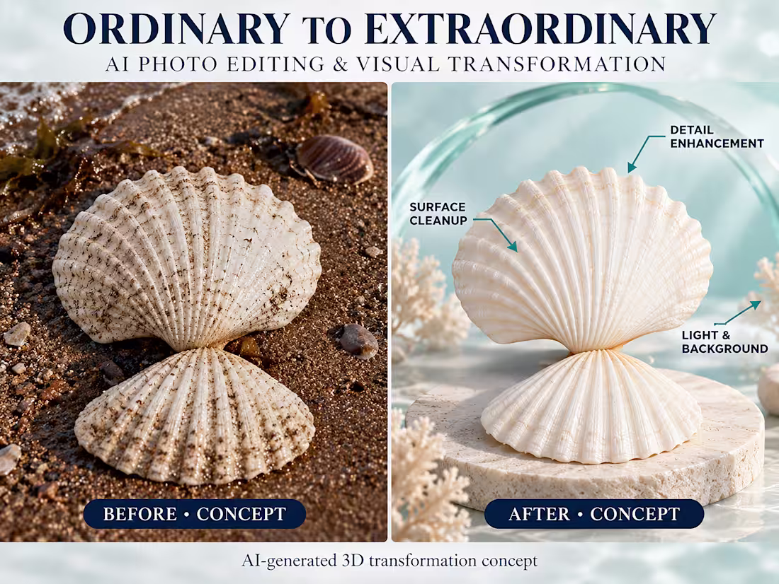 Cover image for I Will Transform Product Photos Into Premium AI Visuals
