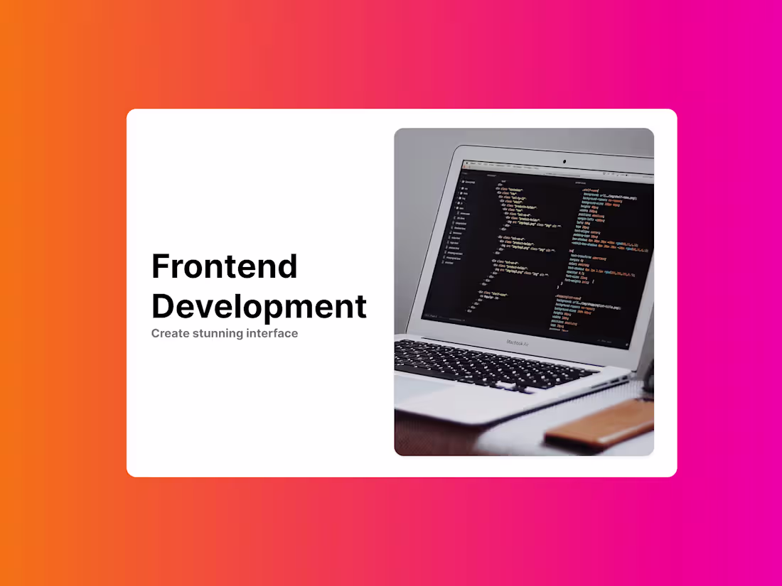 Cover image for Frontend Development