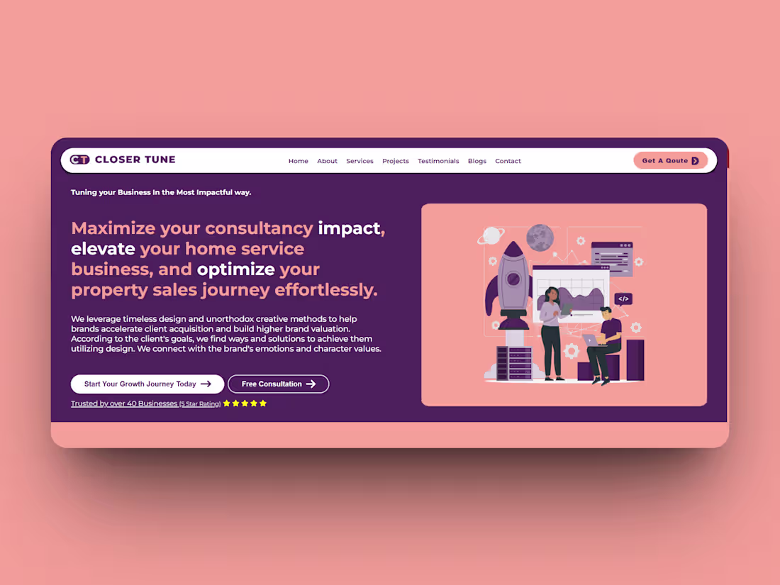 Cover image for Closertune Agency – Full-Stack Digital Solutions