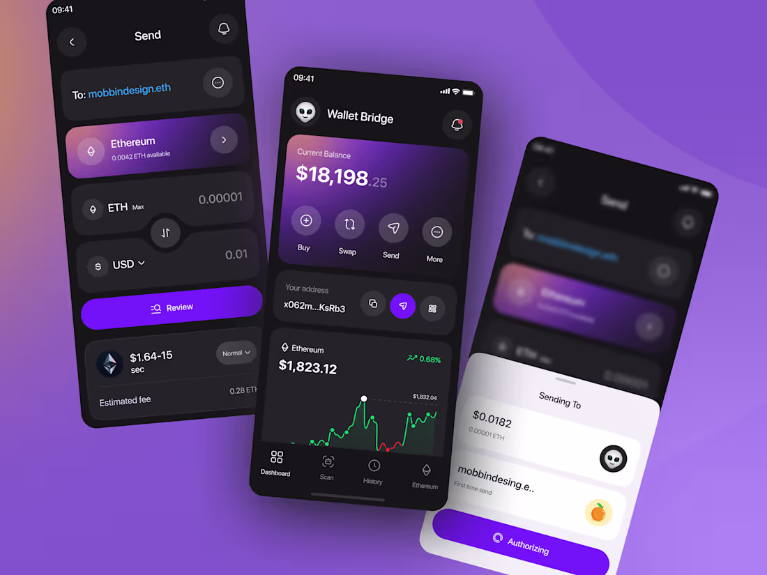 Cover image for Here is my new exploration for Crypto Mobile App. Feel free ...