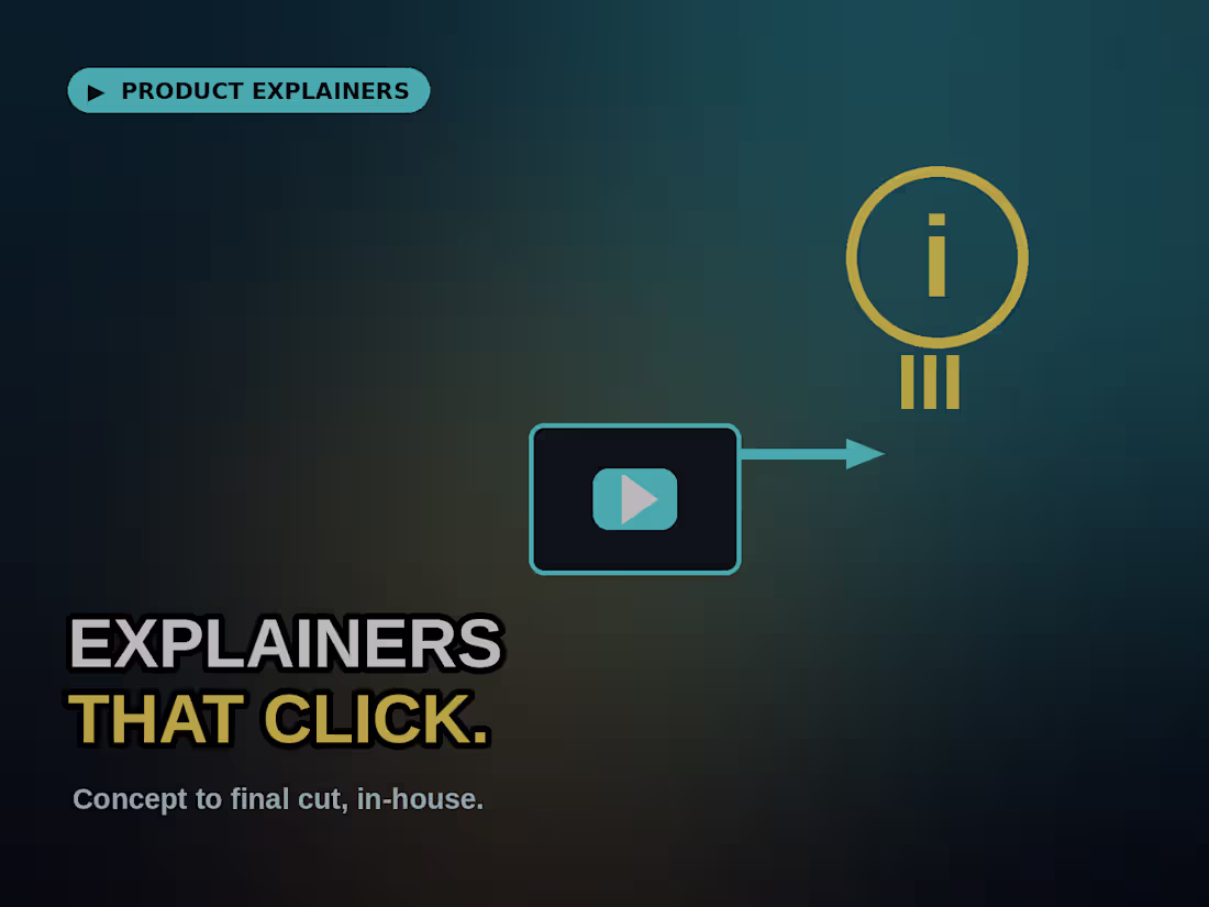 Cover image for Product Explainer Video — Concept to Final Cut