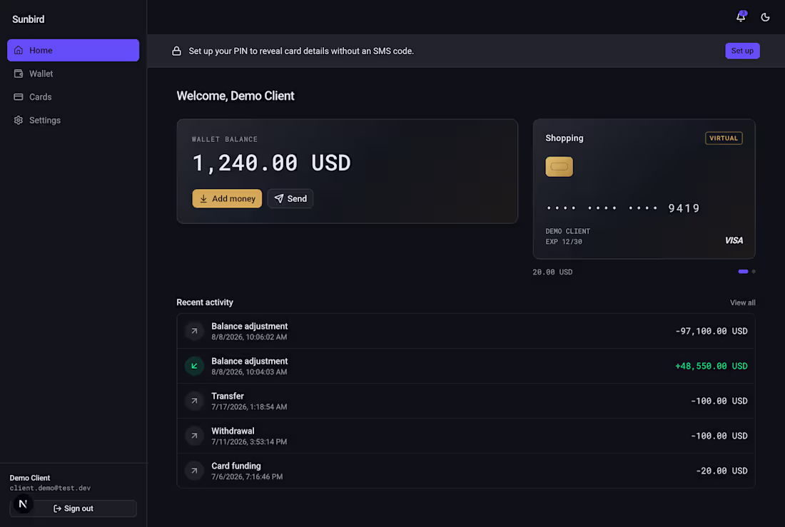 Cover image for YeneCard: Production Fintech Card and Wallet Platform