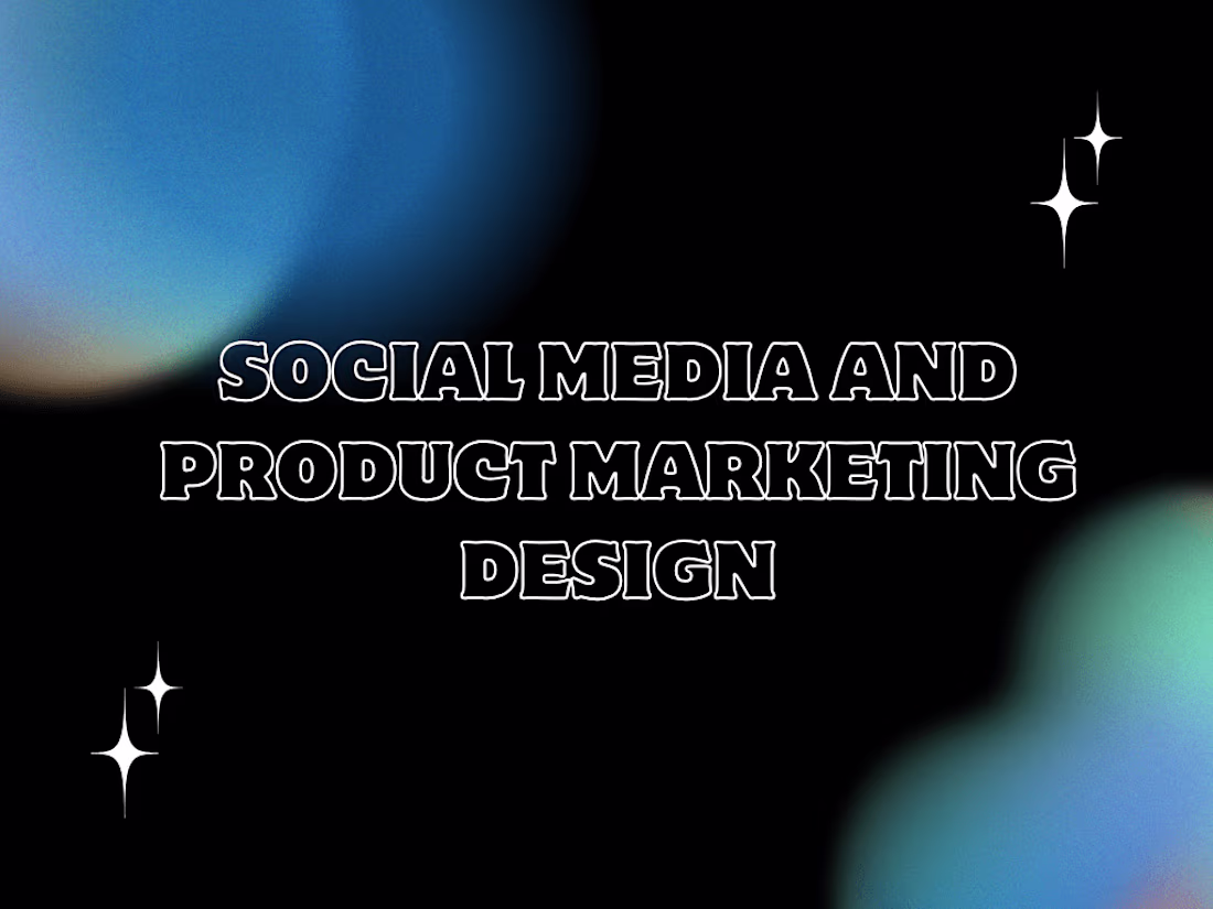 Cover image for Social Media and Product Marketing Design