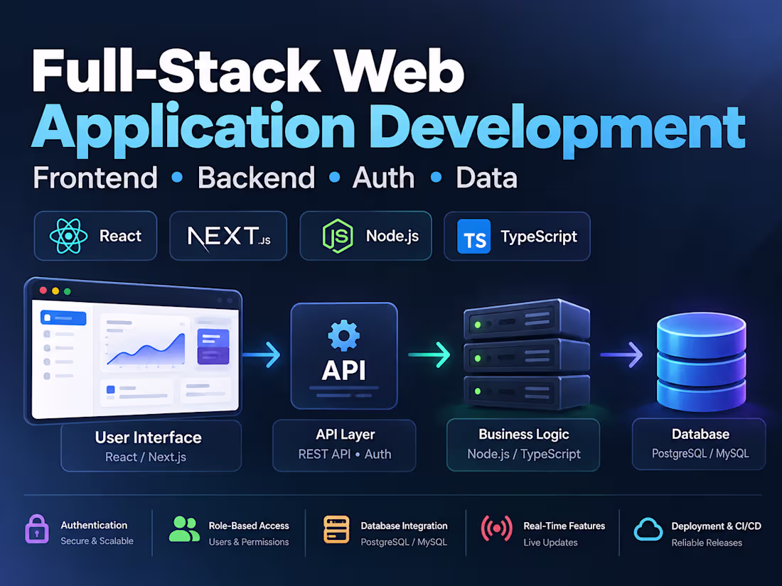 Cover image for Full-Stack Web Application Development