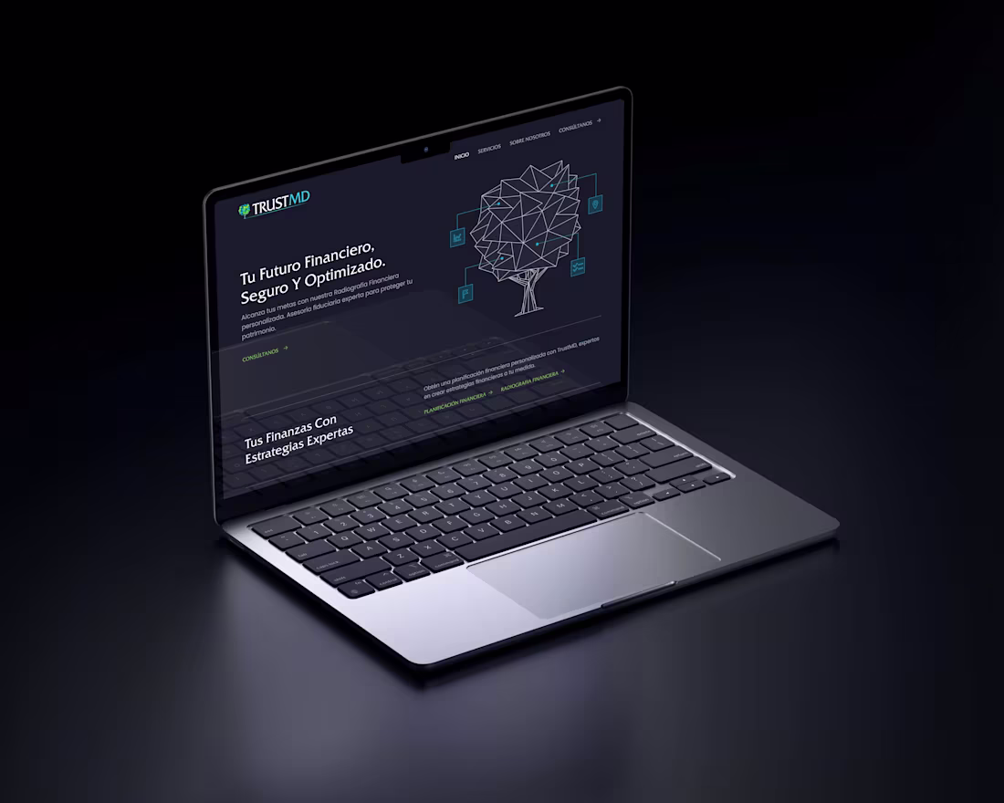 Cover image for TrustMD Website