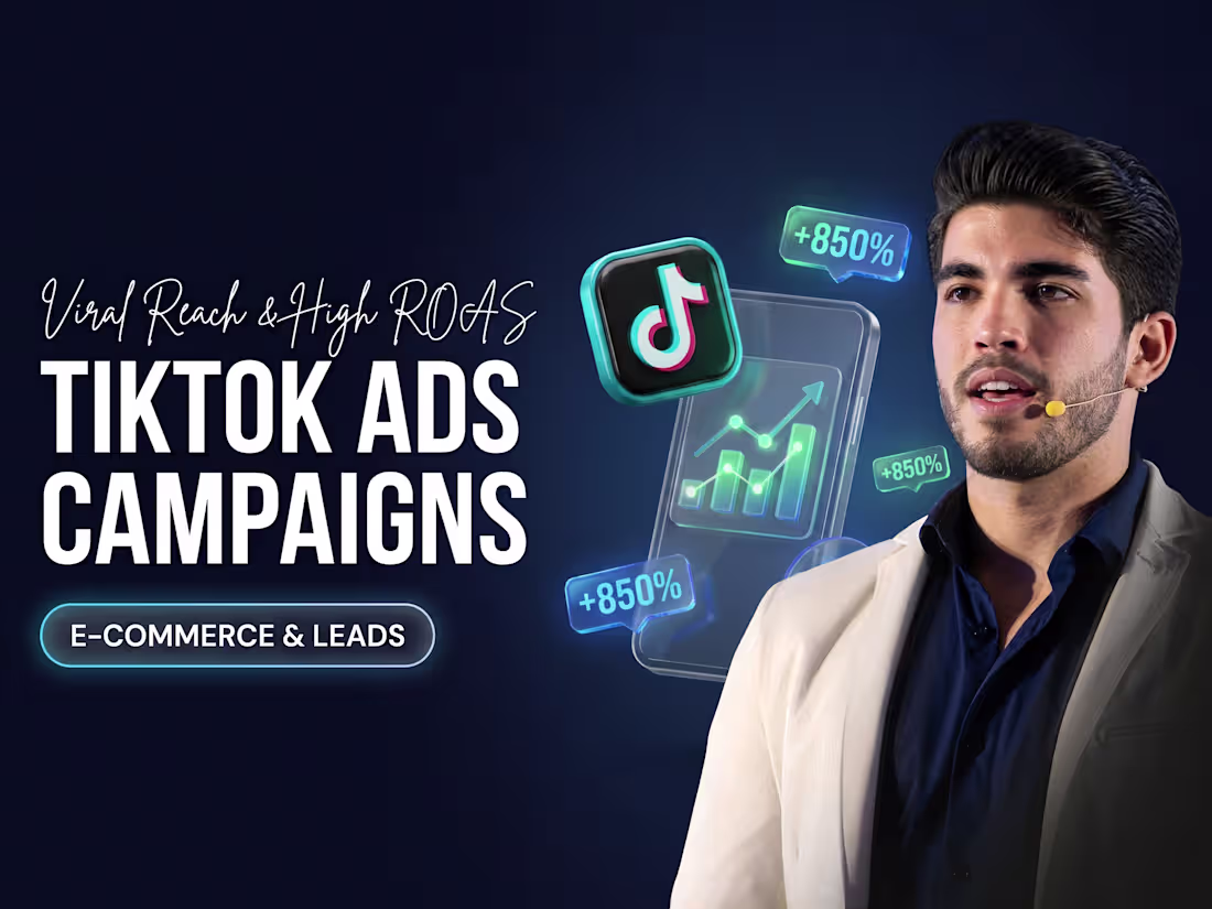 Cover image for TikTok ads campaigns for sales and leads - setup and management