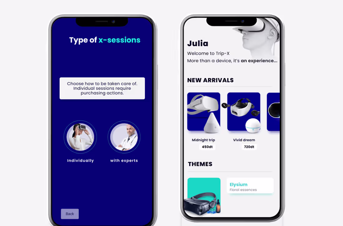 Cover image for VR Therapy App : Behance