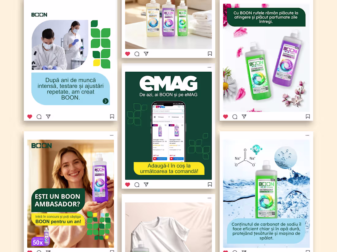 Cover image for Social Media & Carousel Design Across Brands