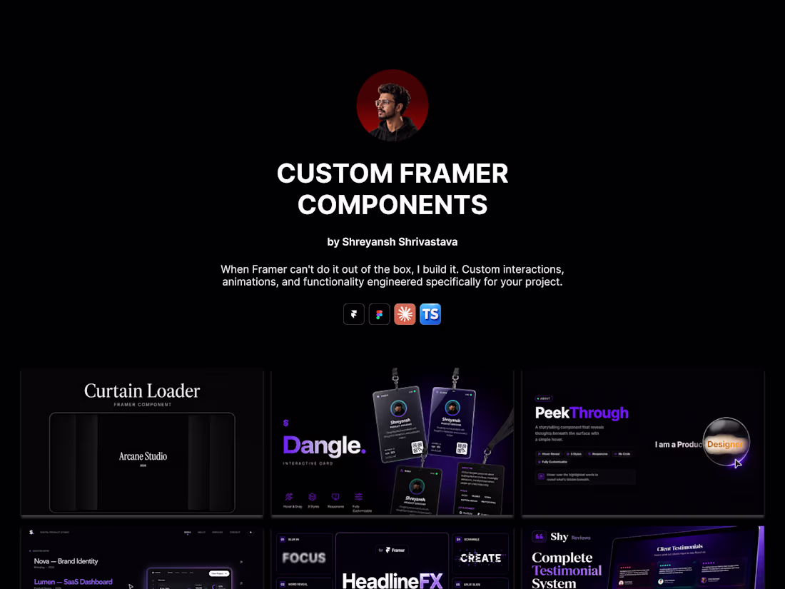 Cover image for Custom Framer Components
