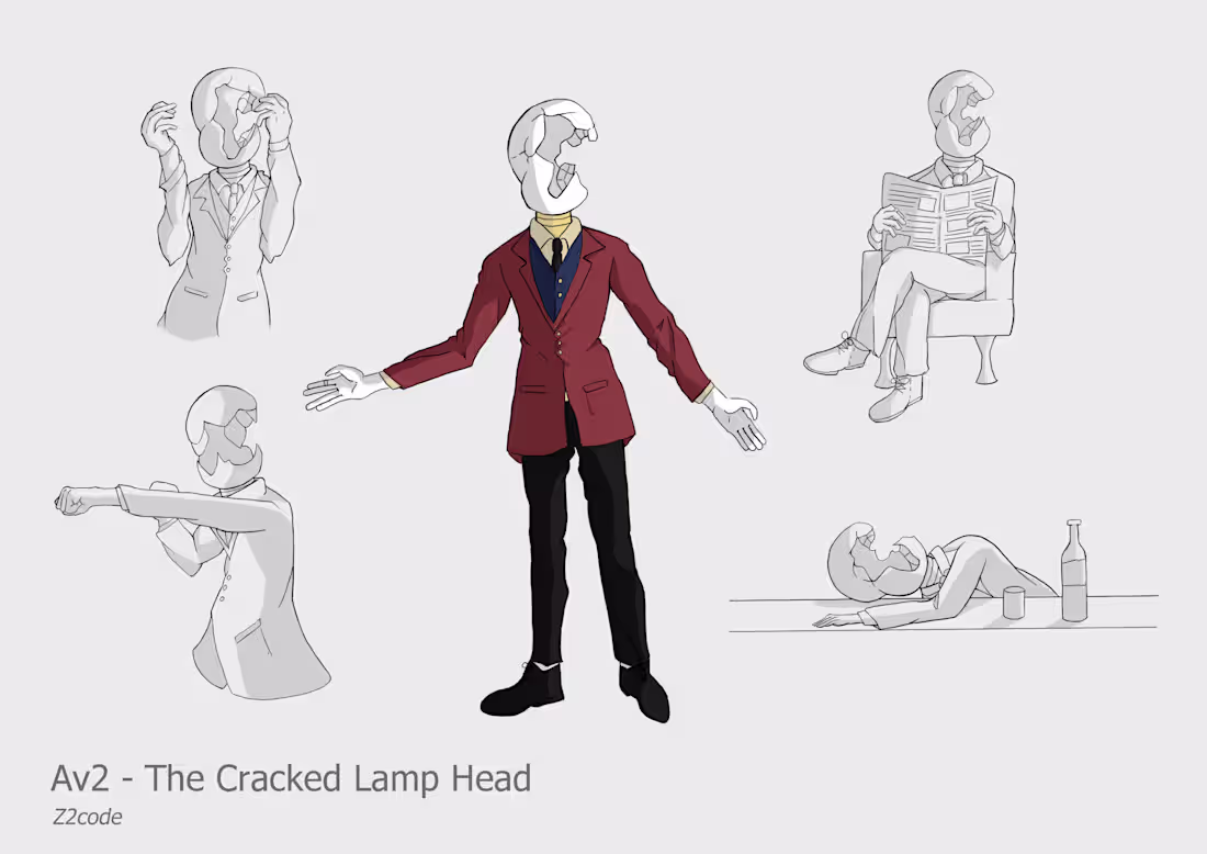 Cover image for The cracked lamp head: a