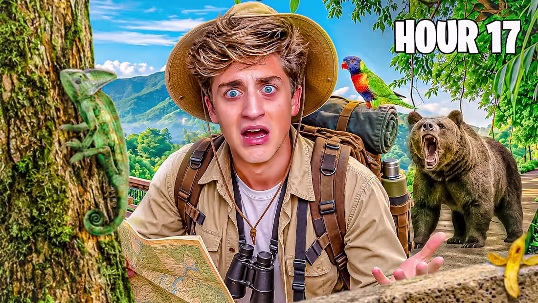 Cover image for High-CTR Jungle Survival YouTube Thumbnail Design