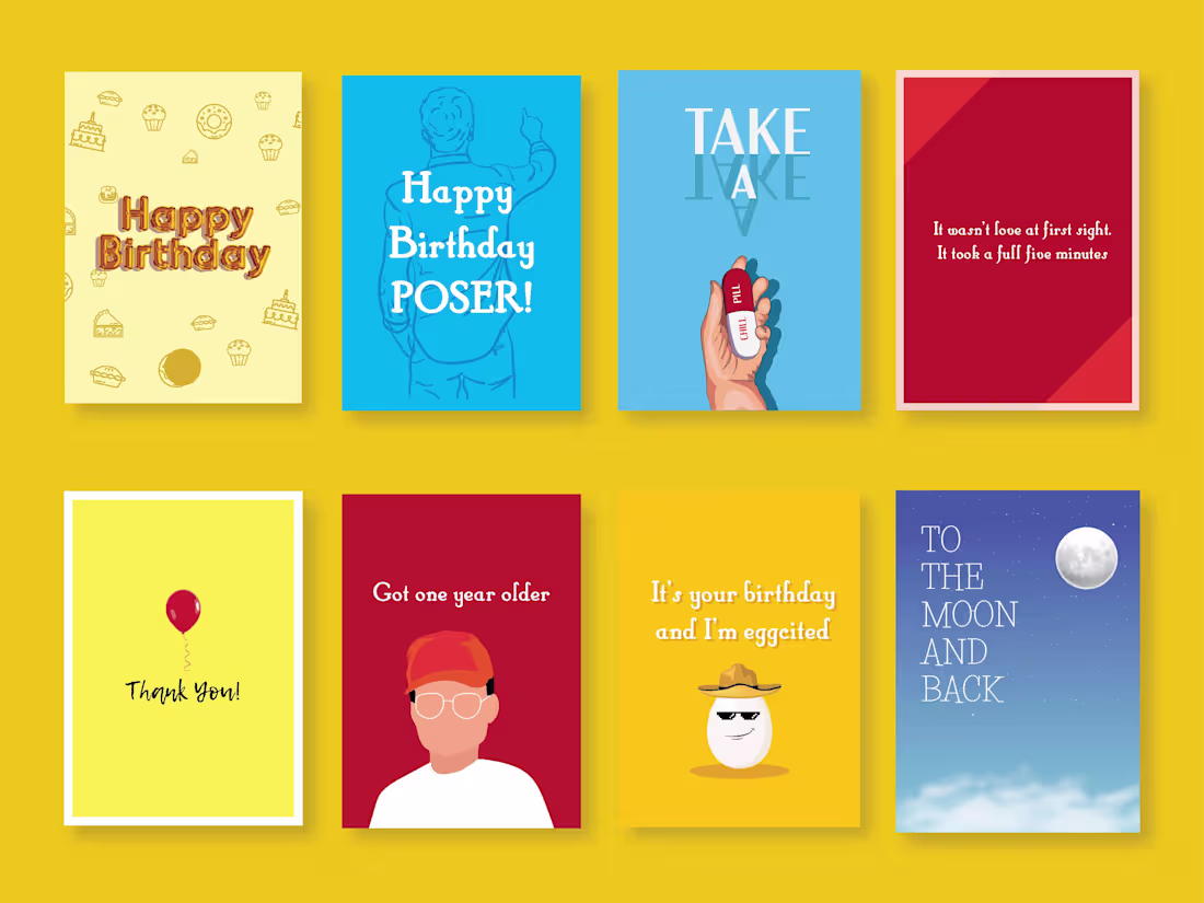 Cover image for Quirky greeting cards