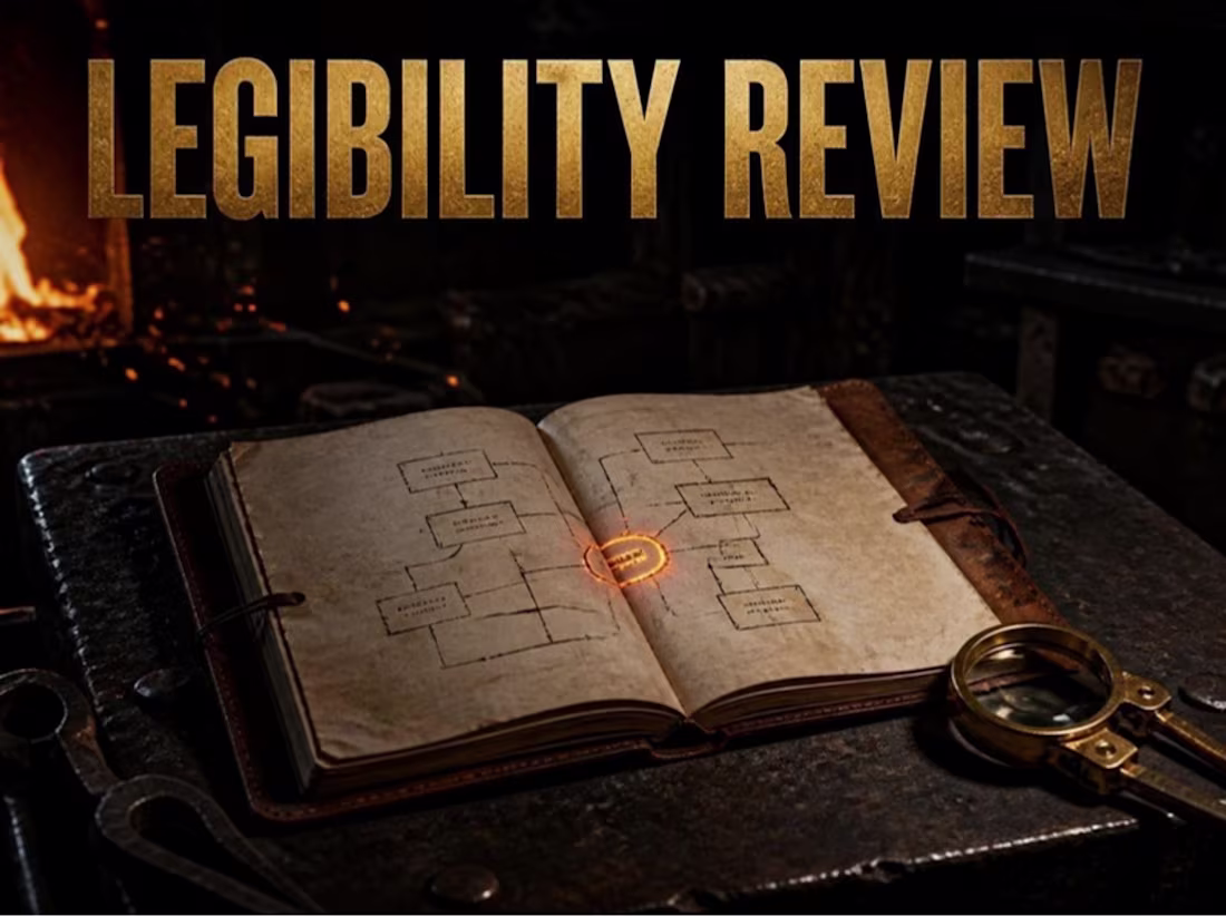Cover image for Critical System Legibility Review