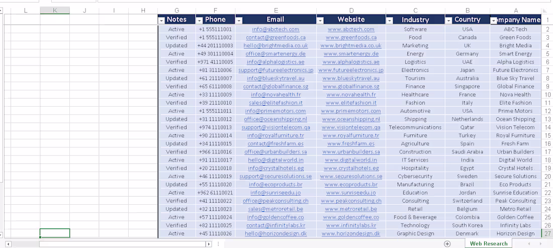 Cover image for Web Research Database in Microsoft